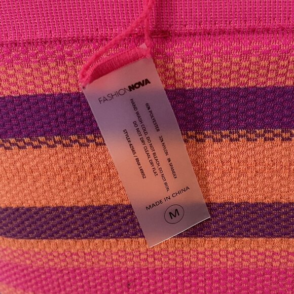 Fashion Nova Island Delight Bikini in Purple/Combo - Picture 7 of 7